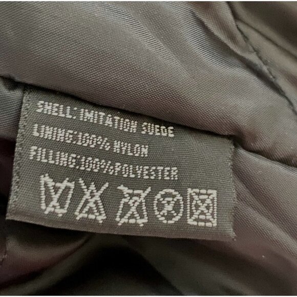 Pacific Flyers Club Jacket Faux Suede Insulated Brown XXL - Picture 7 of 7